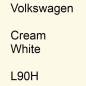 Preview: Volkswagen, Cream White, L90H.